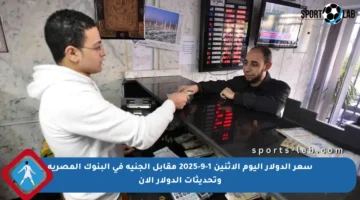 سعر الدولار اليوم الاثنين 1-9-2025 مقابل الجنيه في البنوك المصرية وتحديثات الدولار الآن